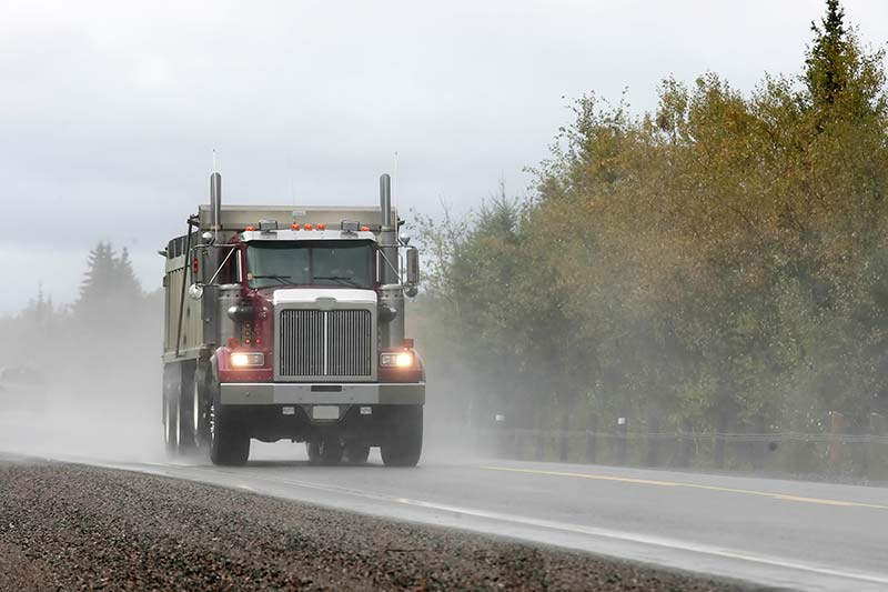 Dump Truck Accident