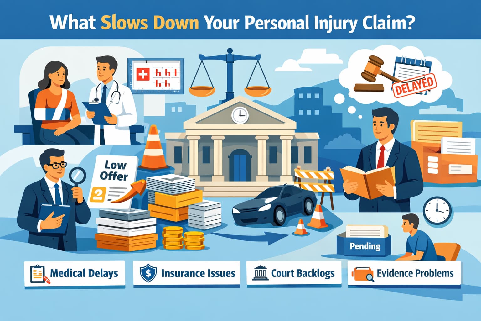 Personal Injury Claim Timeline: What Slows Down Your Case?